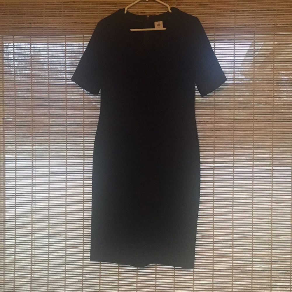 Black Cabi v-Neck Knee Length Dress